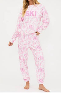 Beach Riot Georgie Ski Pant in powder pink - women's pants