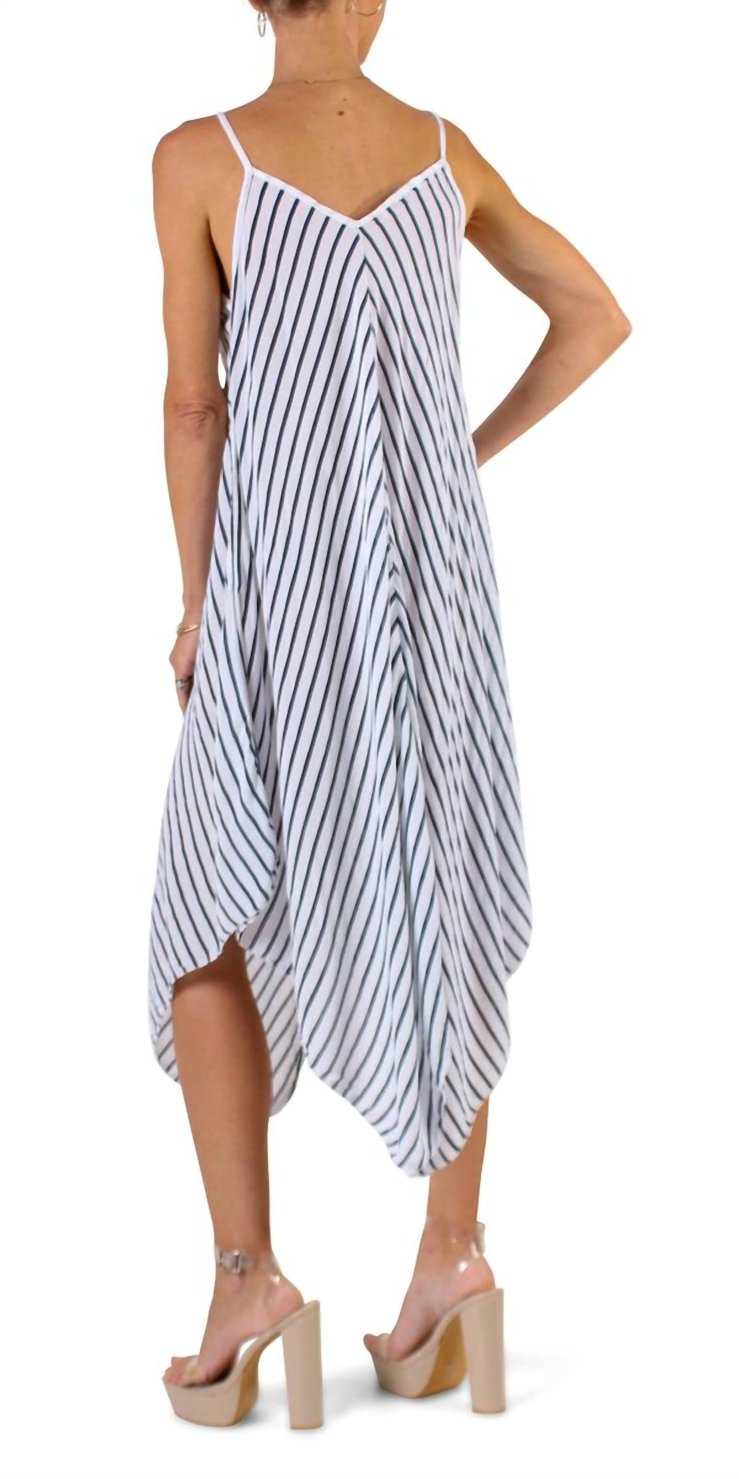 Gigi Moda - Il Lido Striped Midi Dress