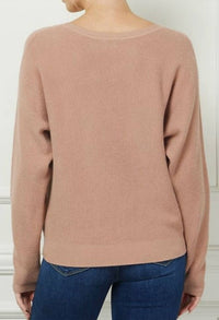 Allie Rose - Blush Waffle Sweater
