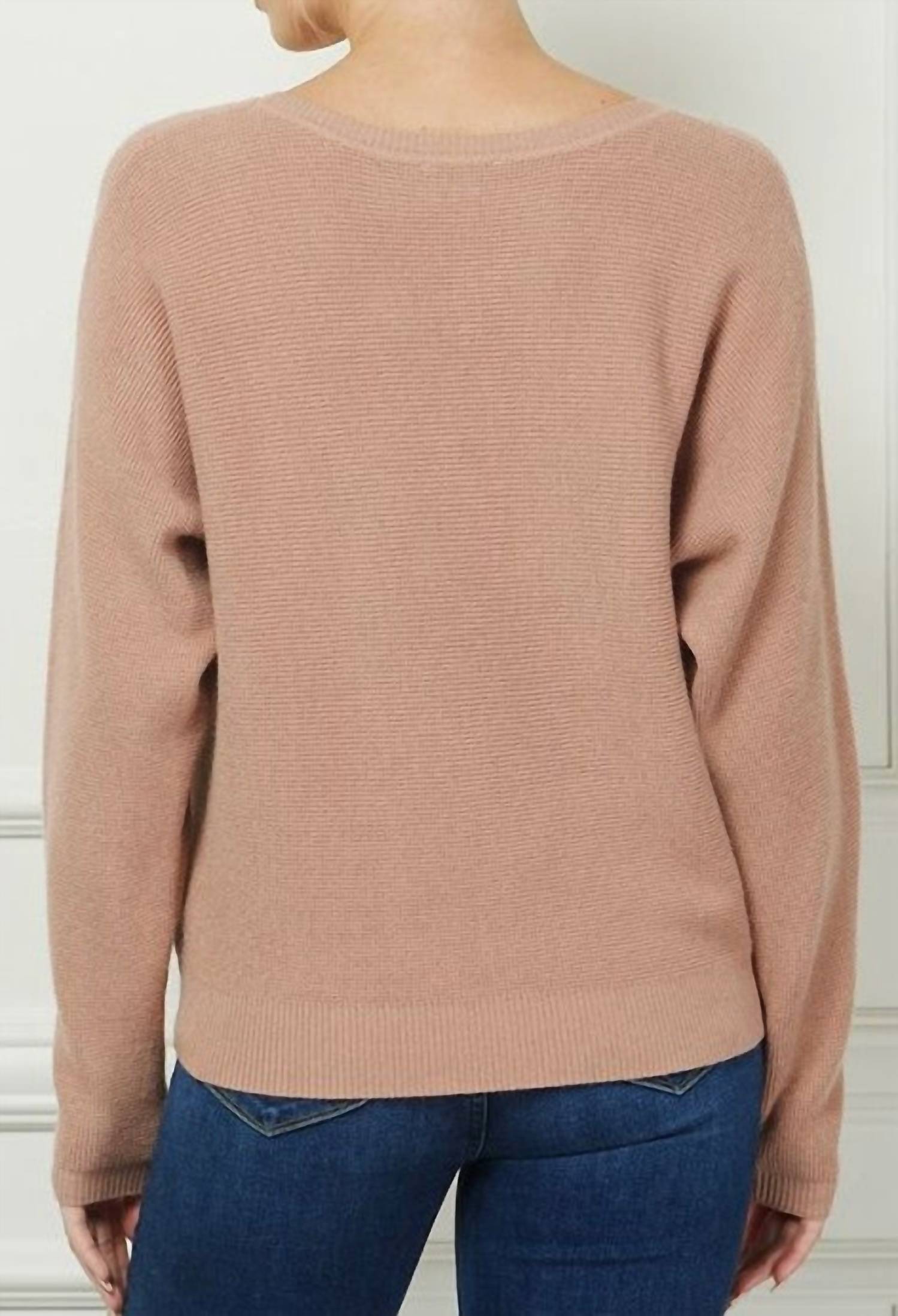 Allie Rose - Blush Waffle Sweater