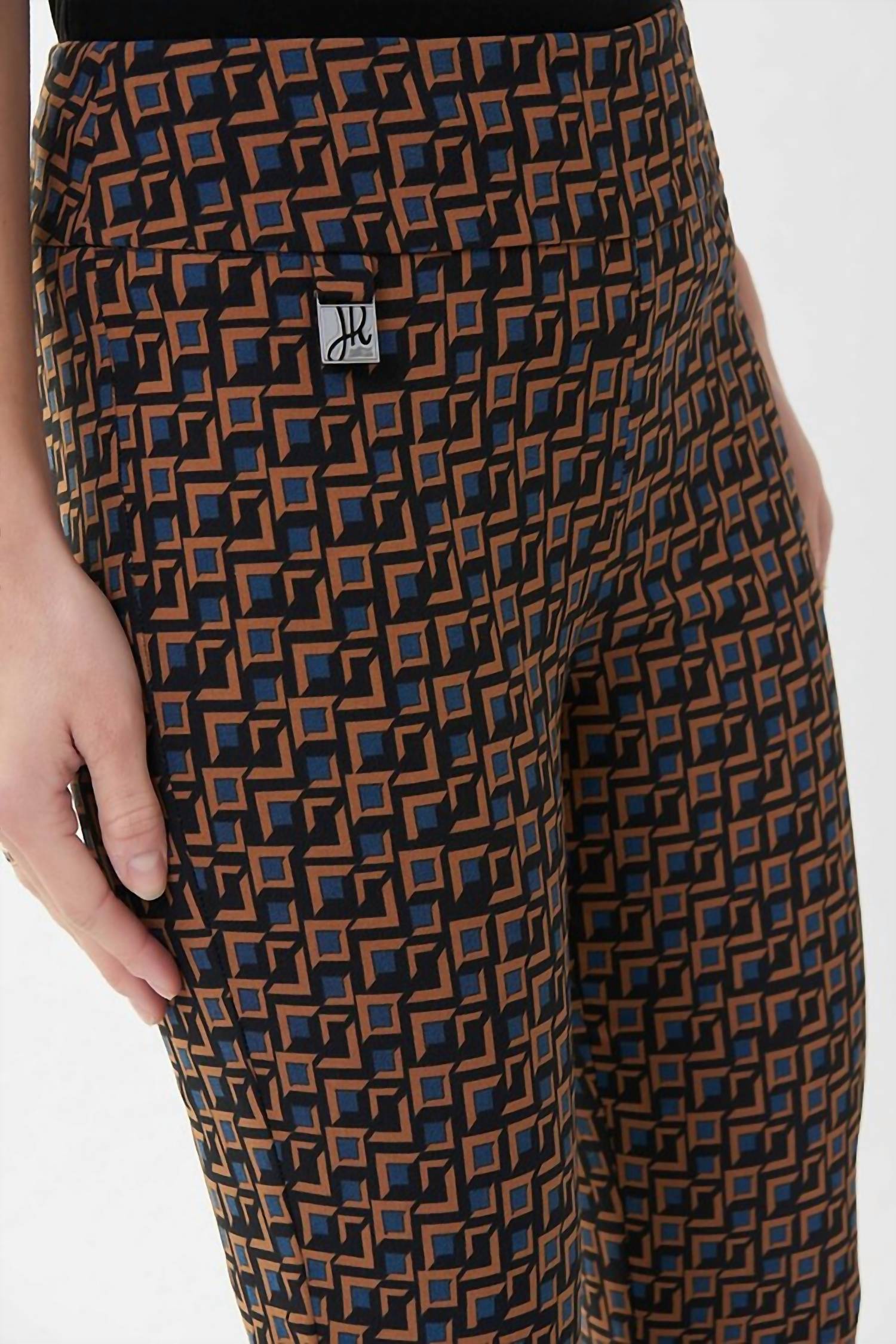 Joseph Ribkoff - Geo Print Slim Fit Pant