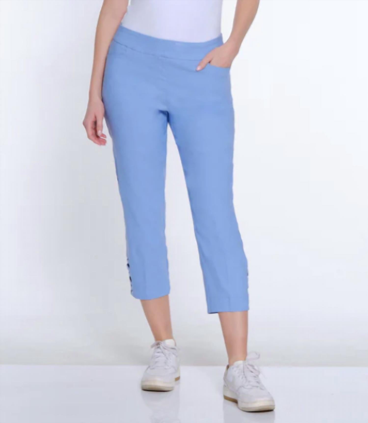Multiples - Fine Line Twill Crop Pant