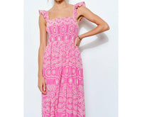 Ina Fashion - Alessia Eyelet Midi Dress