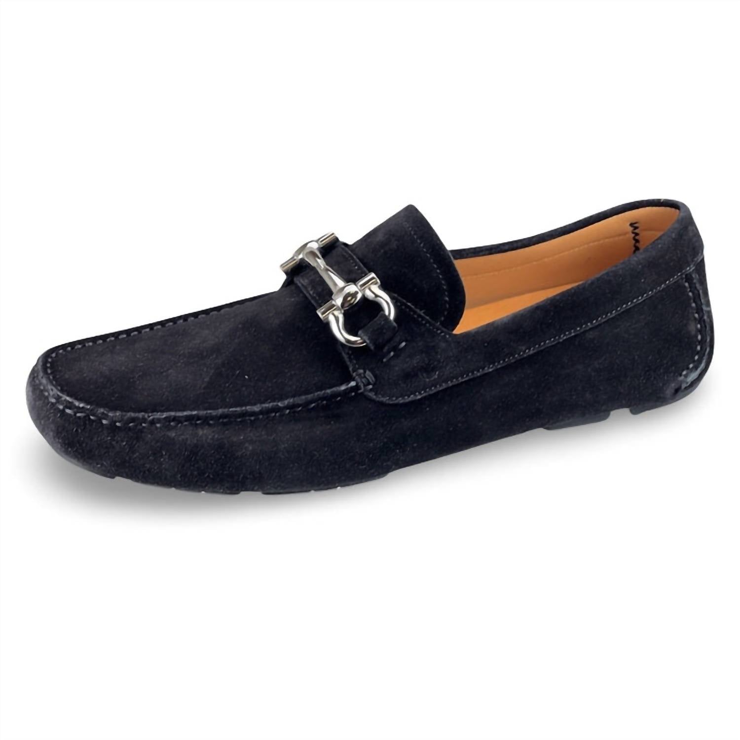 Salvatore Ferragamo - Men's Parigi Eco Suede Driving Shoes