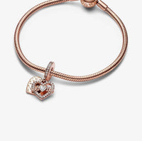 Pandora - Heart & Mom Dangle Charm