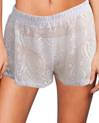 Beach Habitat - Heart Crochet Cover Up Short