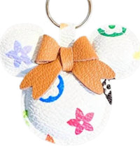 Ellison+Young - Women's Designer Inspired Magical Mouse Faux Leather Keychain Charm