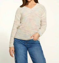 Fdj - Leeza Long Sleeve V-neck Sweater