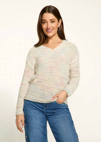Fdj - Leeza Long Sleeve V-neck Sweater