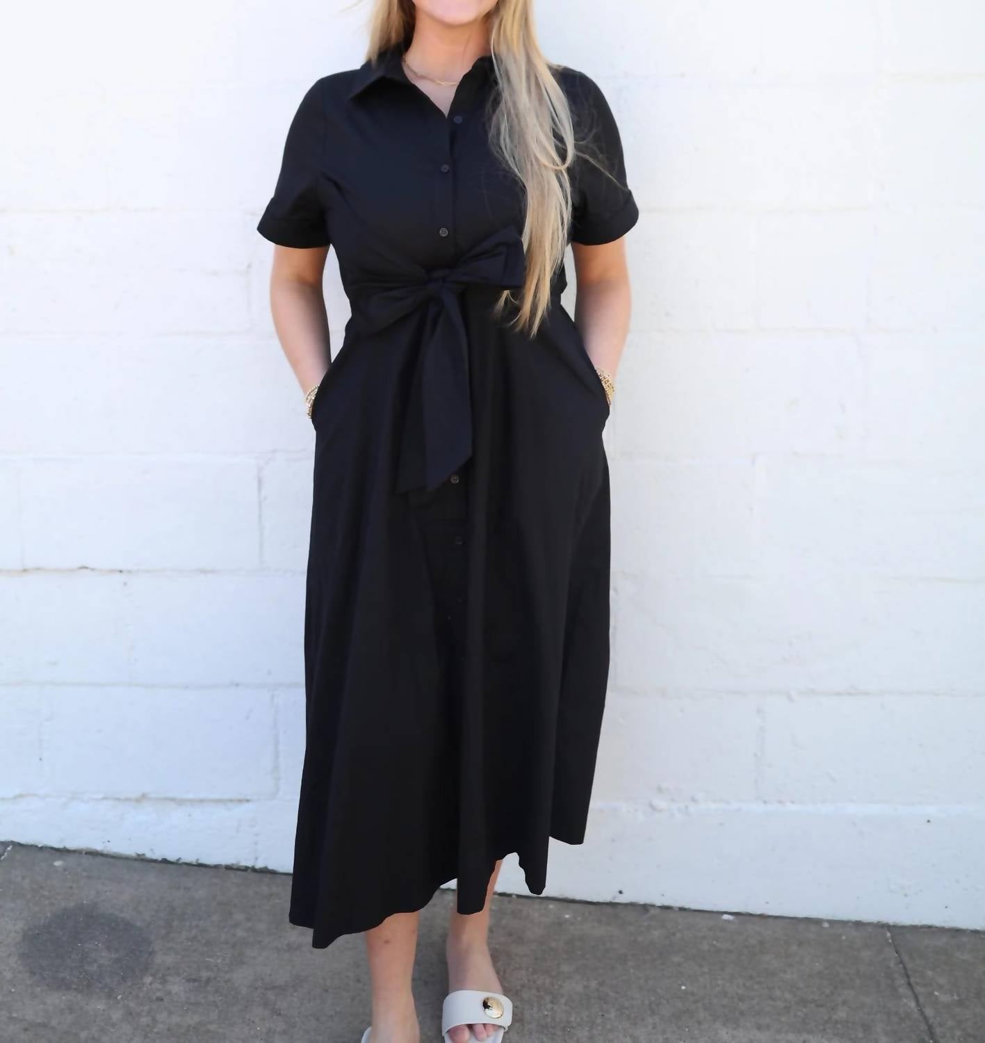 Entro - Beatrice Bow Midi Dress