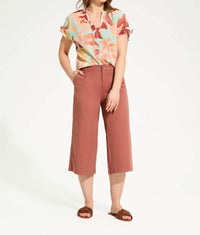 Fdj - Olivia Pleated Wide Capri