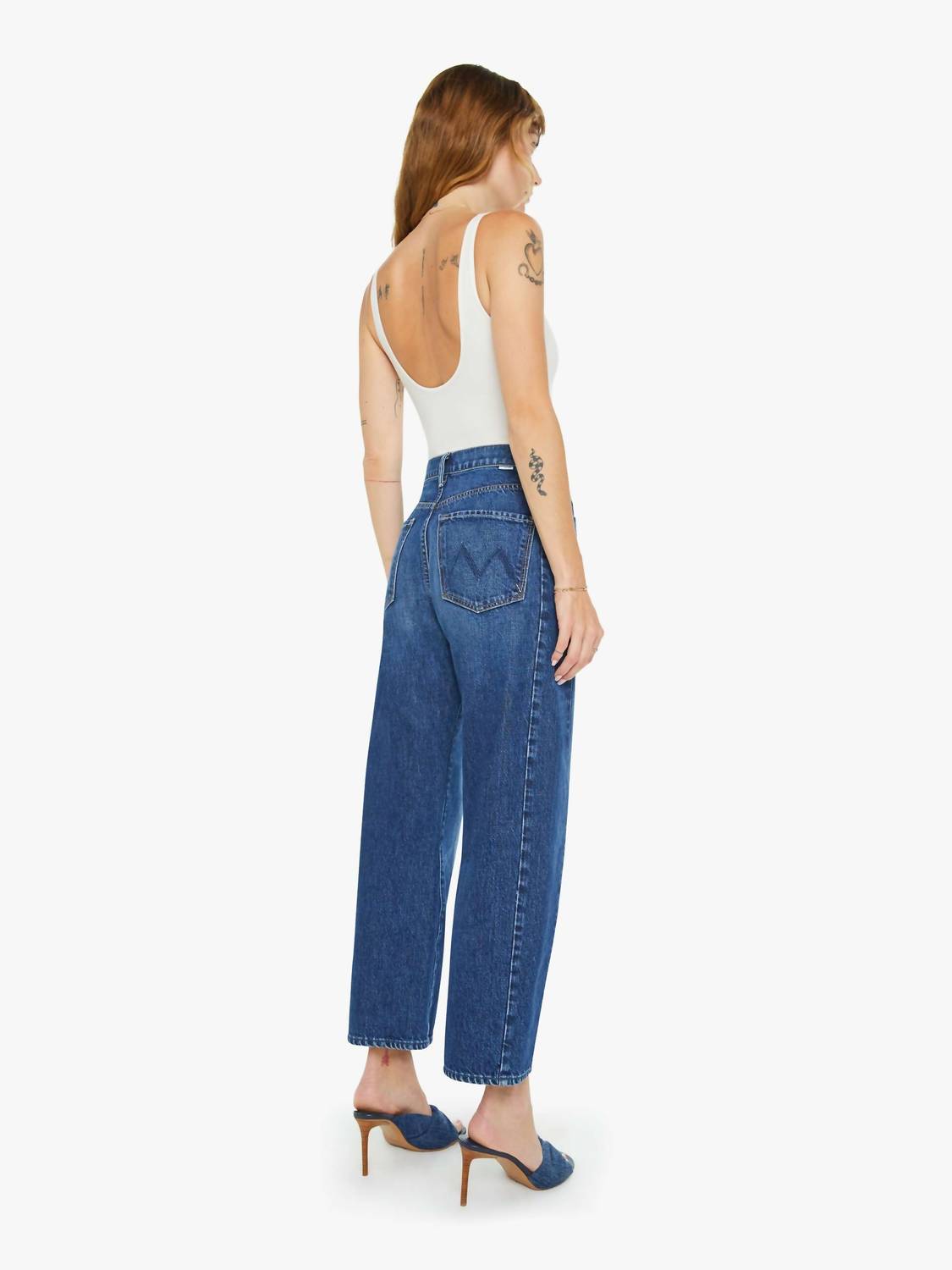 Mother - Half Pipe Ankle High Rise Jeans