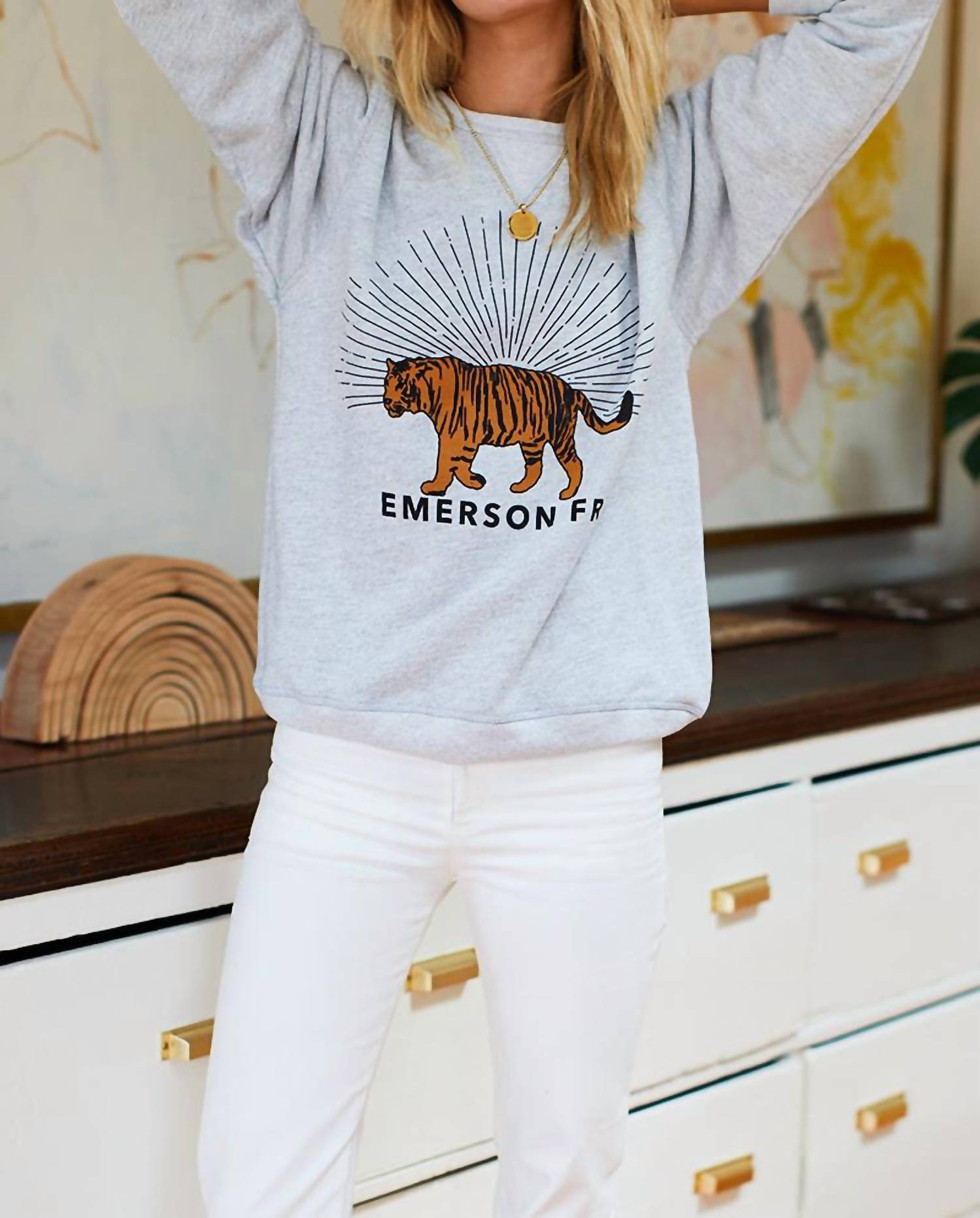 Emerson Fry - Tiger Crew Sweatshirt