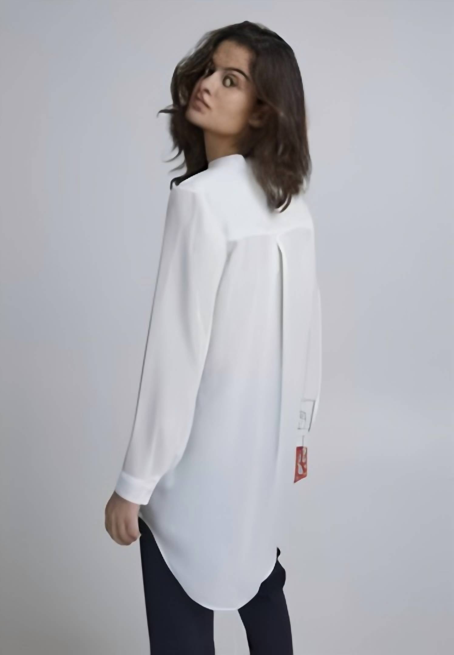 Ichi - Button-up Tunic Shirt