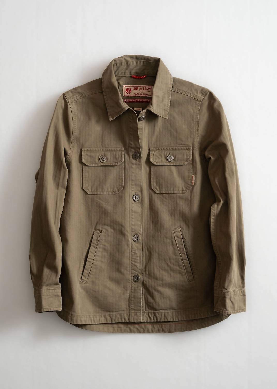 Iron & Resin Women's Dunn Shirt in army - women's jacket