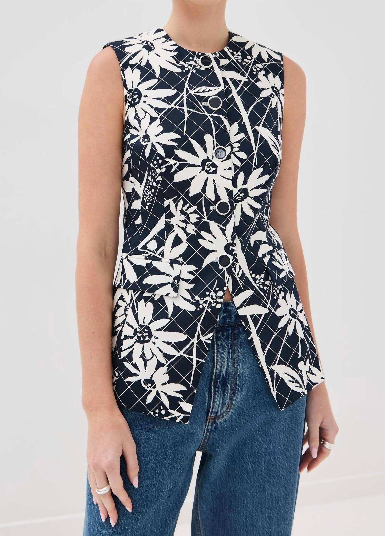 Veronica Beard - Lois Crewneck Vest