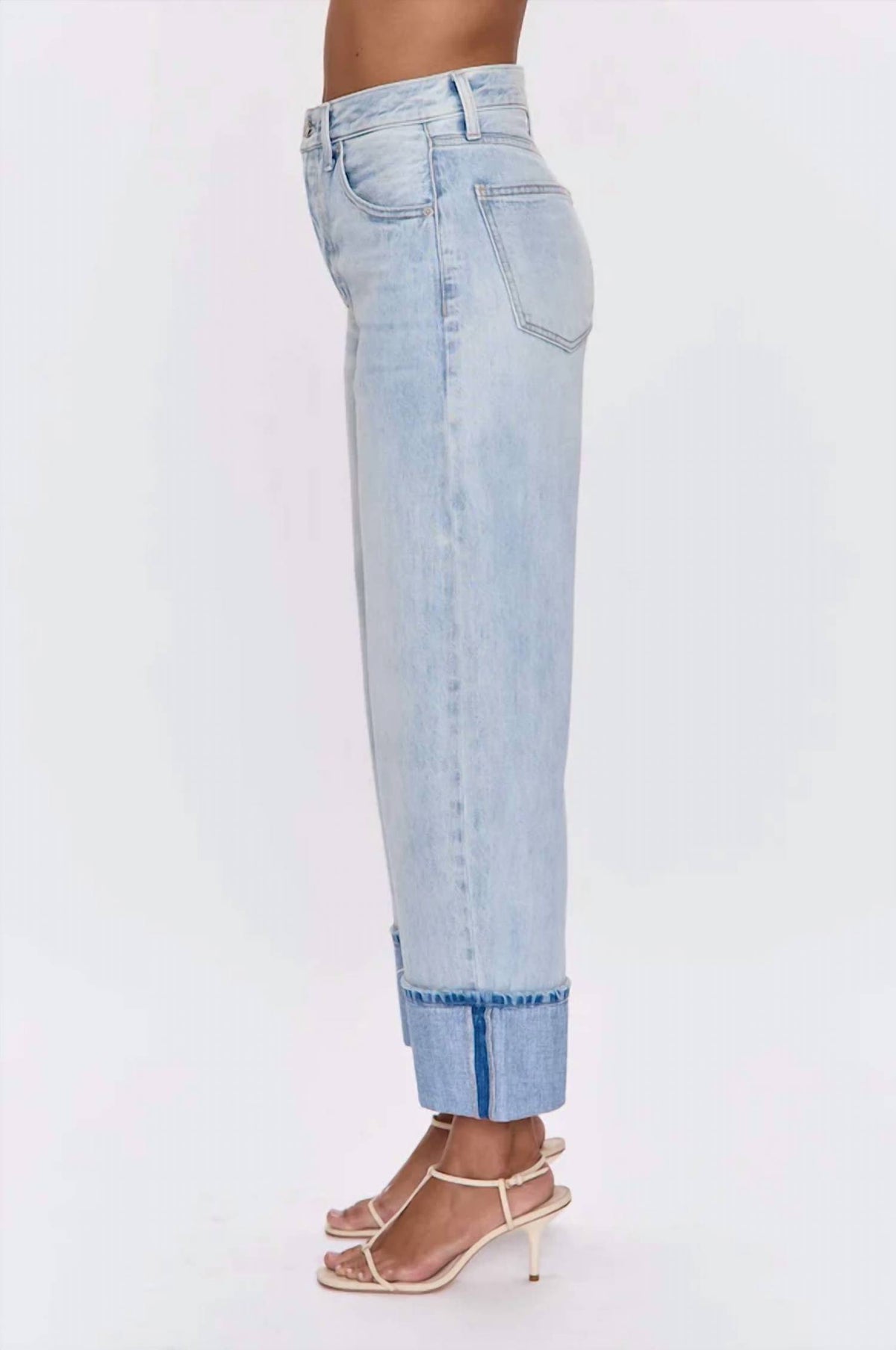 Pistola - Ryder High Rise Cuffed Straight Jeans
