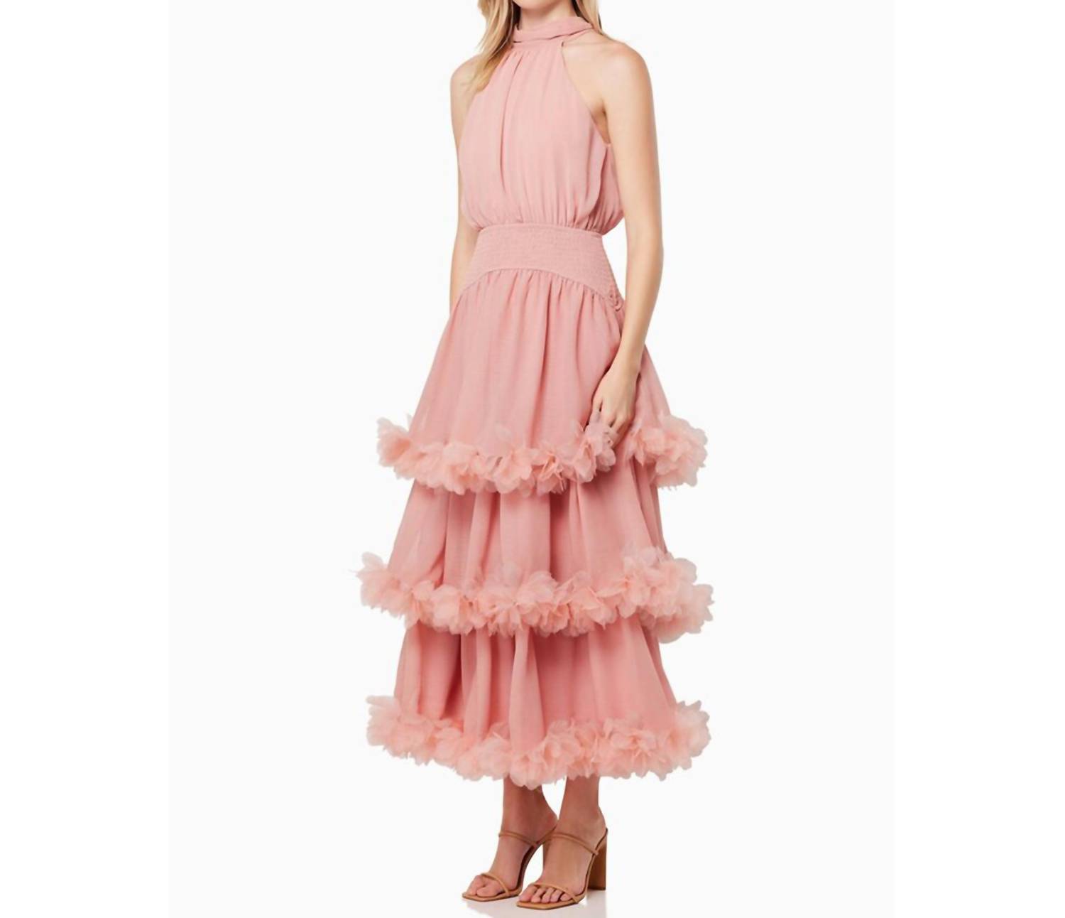 Elliatt - Nereida Tiered Halter Dress