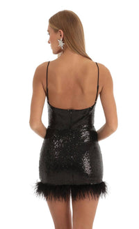 Lucy In The Sky - Women's Confessions Sequin Mini Dress