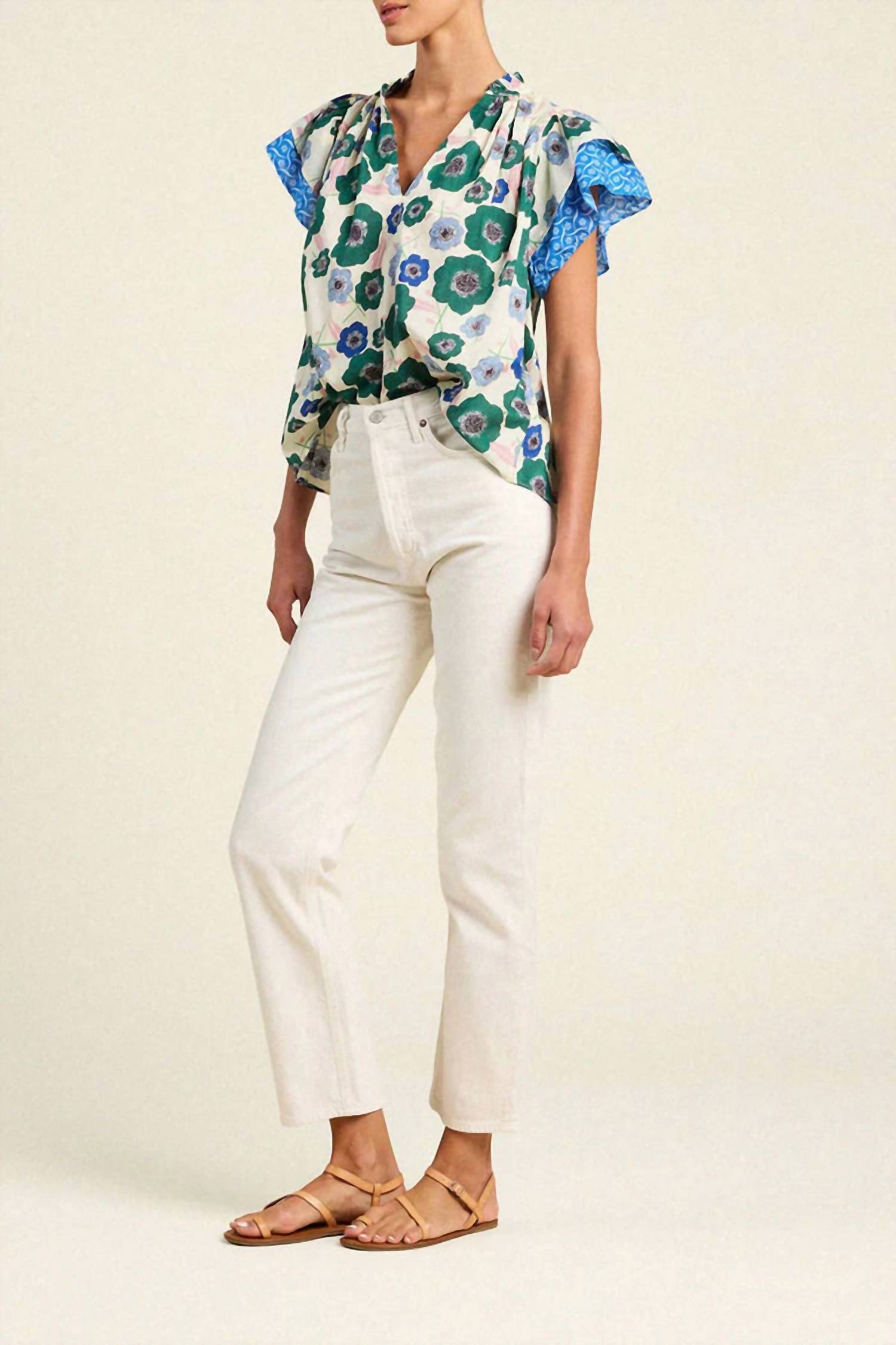 Trovata - Clover V Neck Blouse