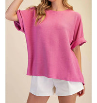 Glam - Comfort Cut Knit Top