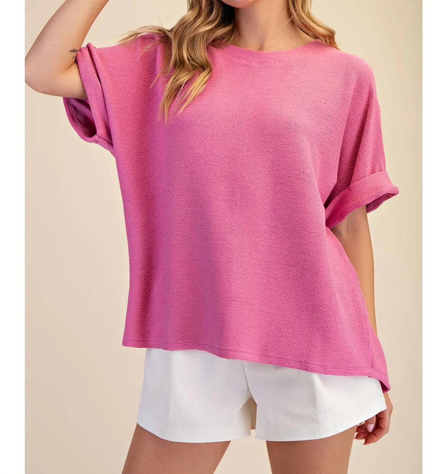 Glam - Comfort Cut Knit Top