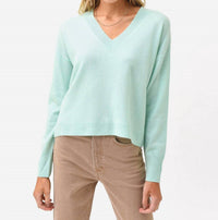 Crush Cashmere - Indiana Deep V Neck Sweater