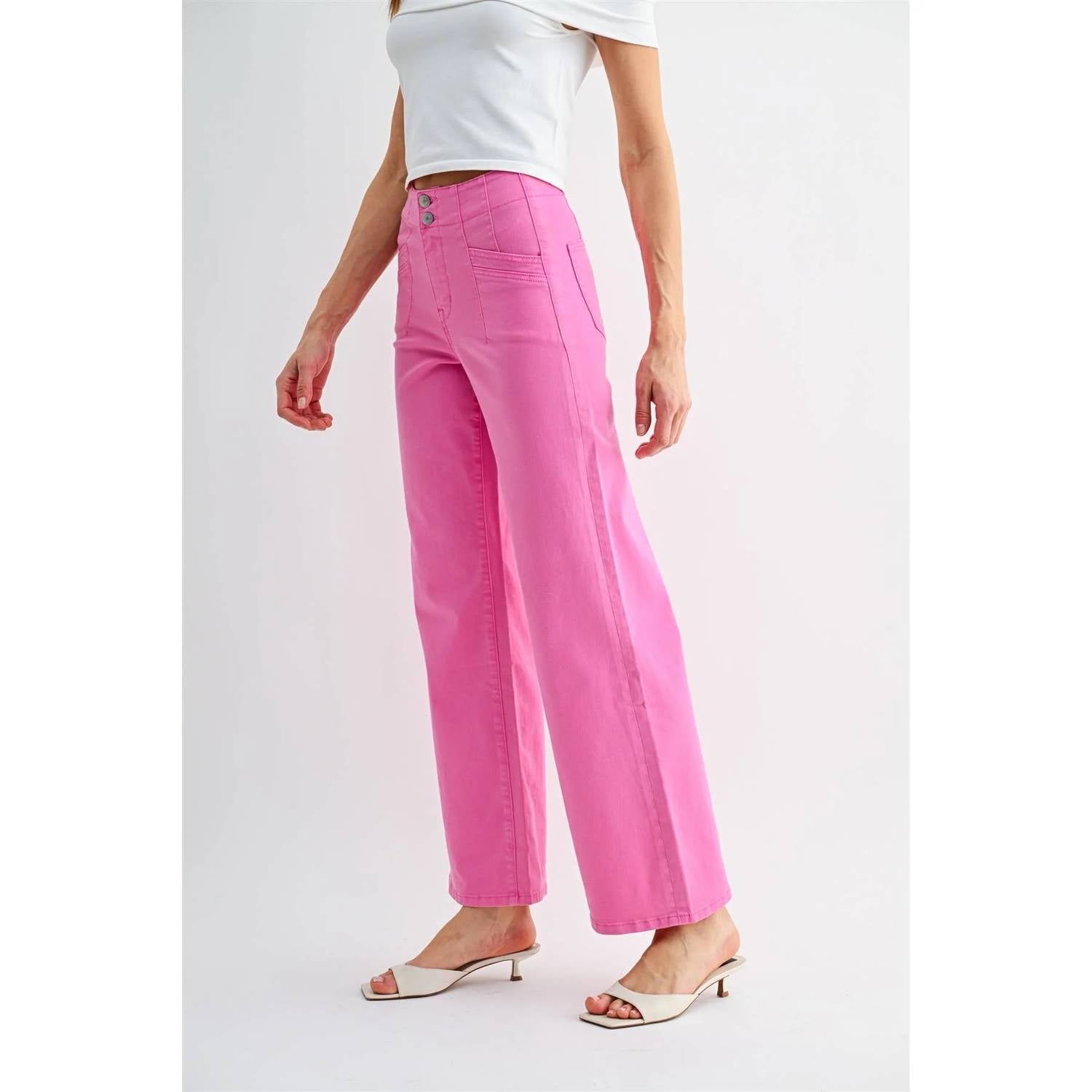 Mica Denim - Riviera Wide Leg Jean