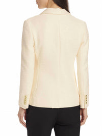 ASSILA SINGLE BREASTED BRAID TRIM JACKET