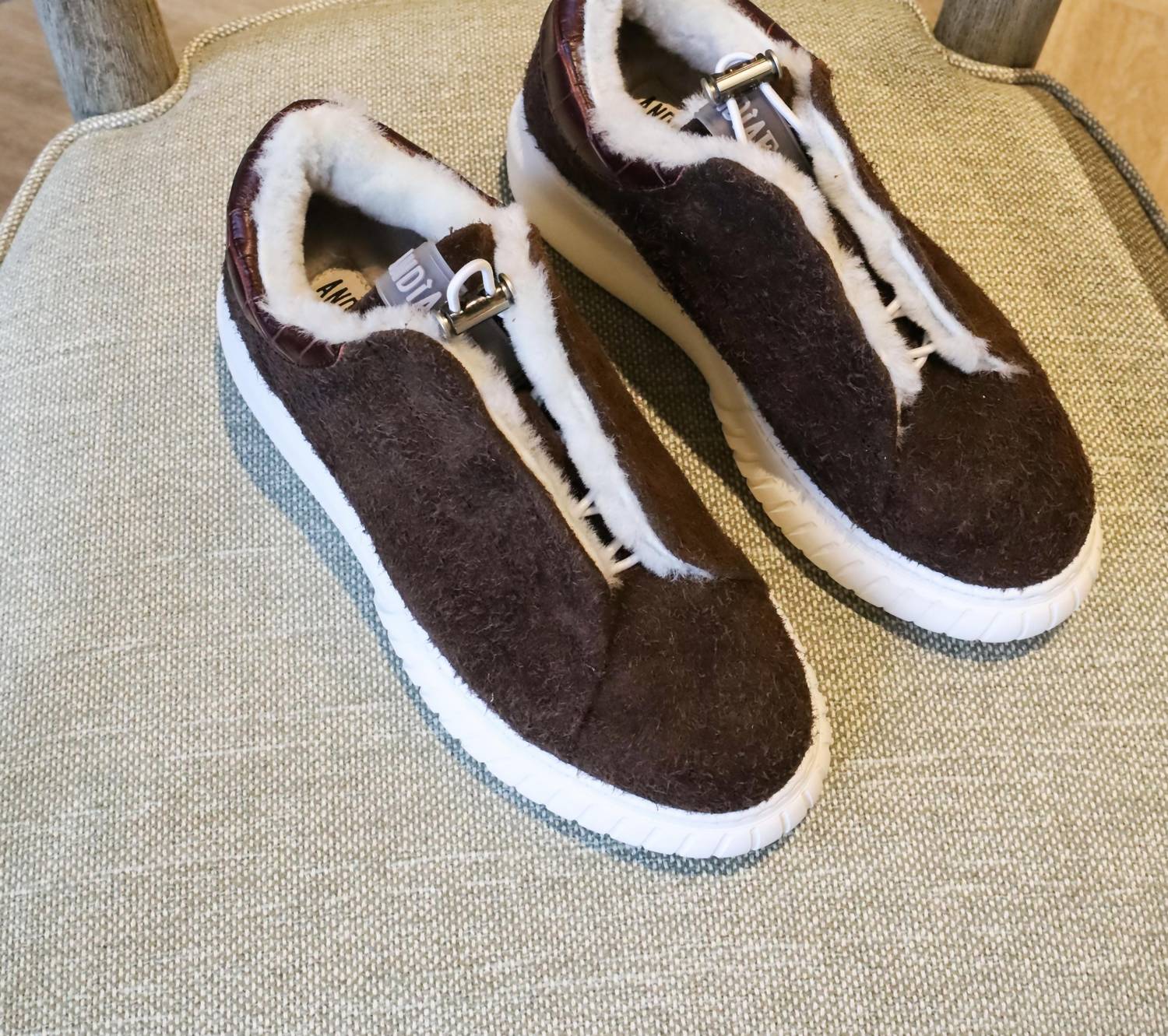 Andia Fora - Women's Bear Suede Slip On Sneaker