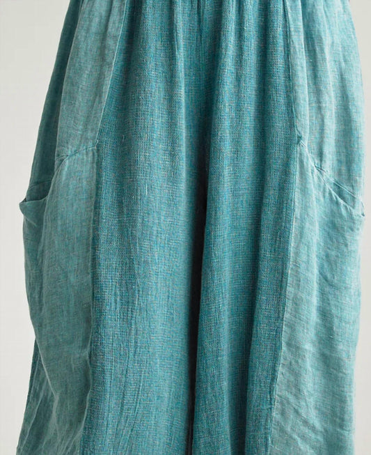 Tempo Paris - Barrel Leg Linen Pants