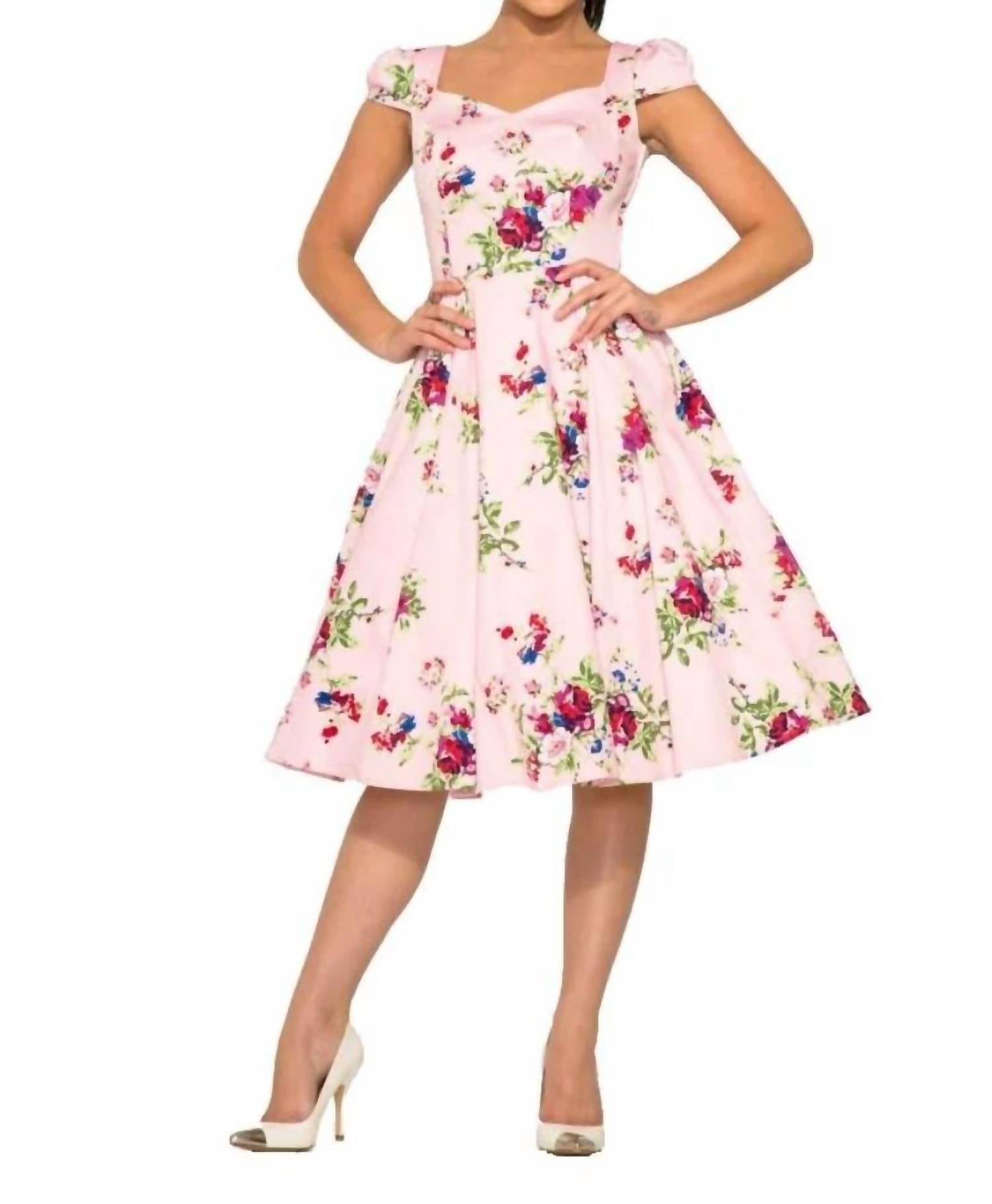 Hearts & Roses - Royal Ballet Swing Dress