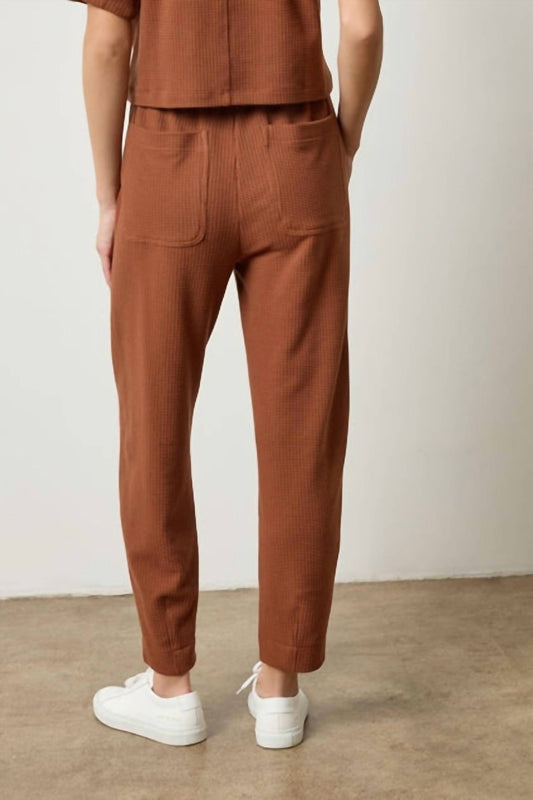 Lilla P - Textured Belted Sweatpants