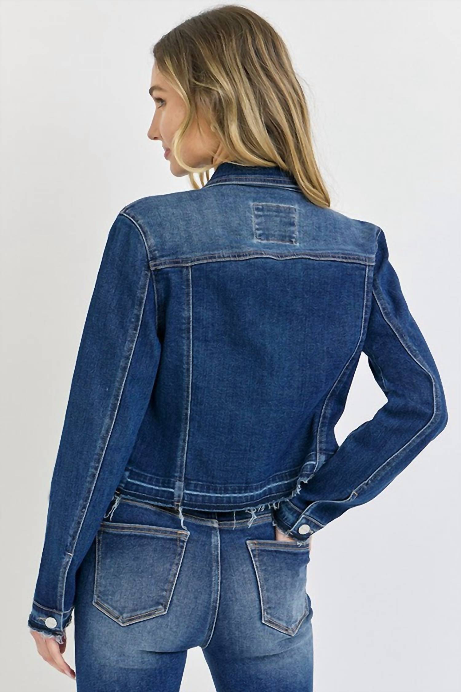 Risen - Alisha Dark Wash Denim Jacket