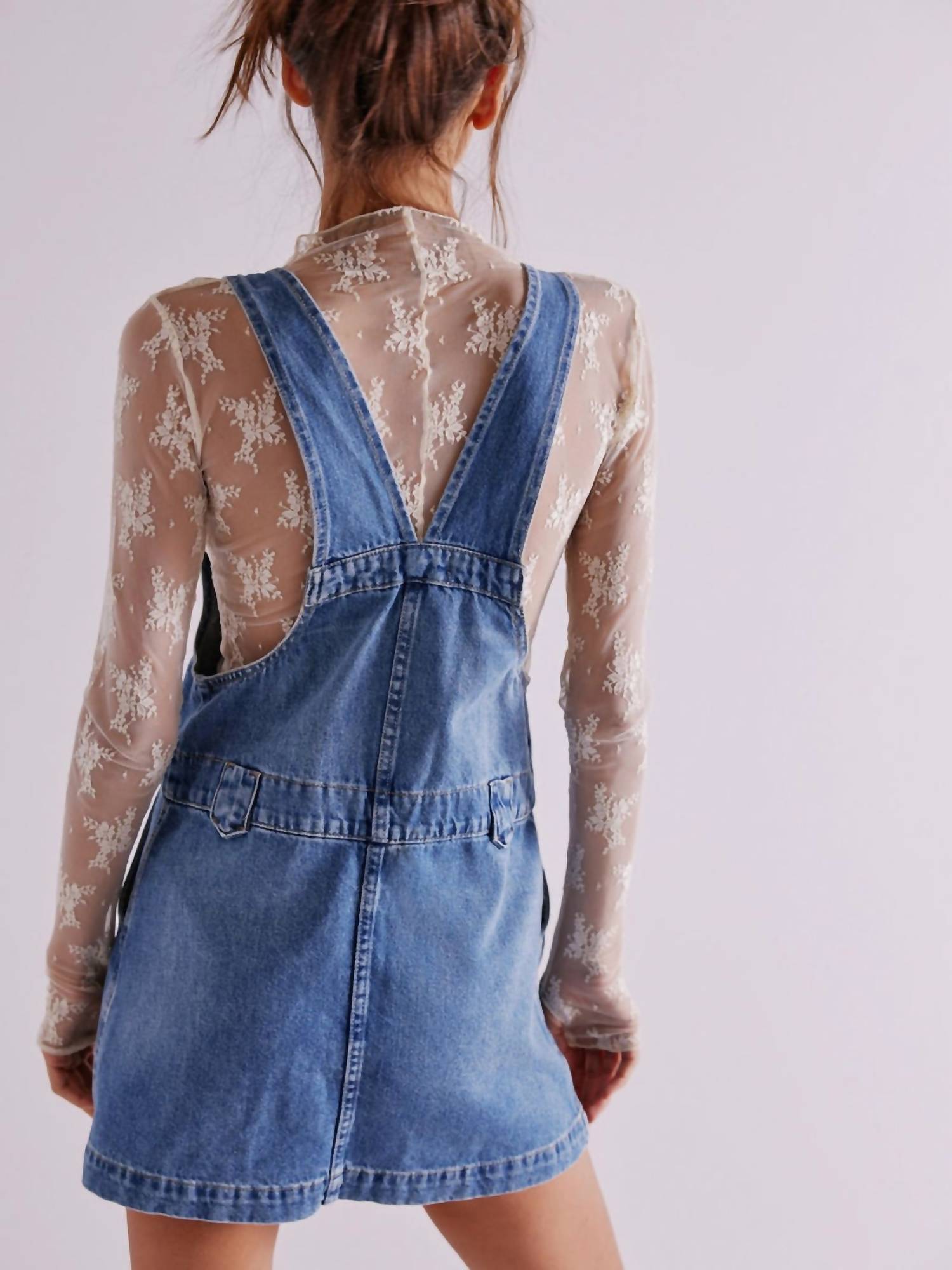 Free People - Edie Denim Skirtall