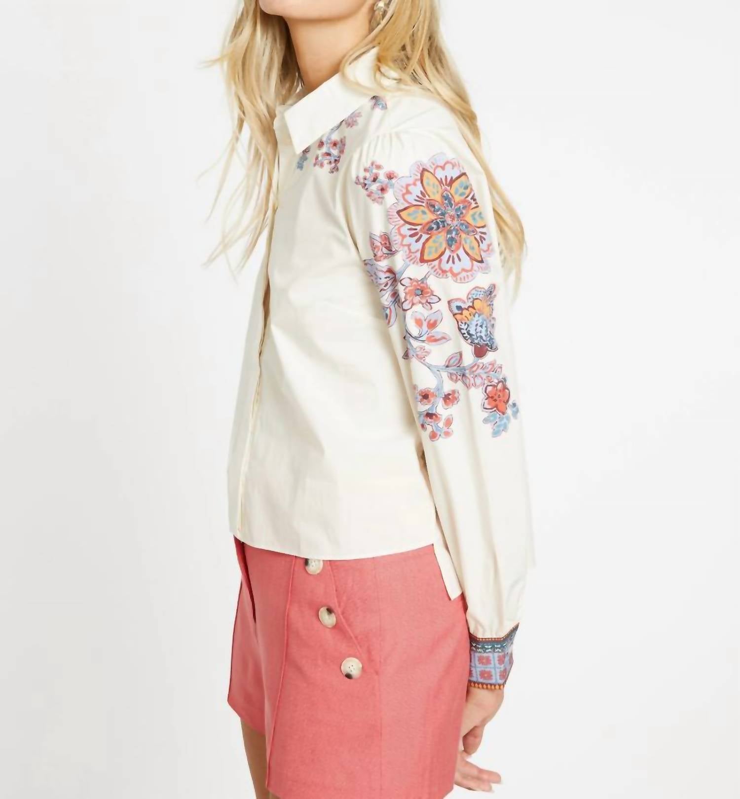 Caballero - Audrey Button Front Top