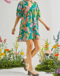 Umgee - Paisley Print Mini Dress