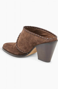 Dolce Vita Women's Jolyn Leather Mule in dark brown - women's shoe - alternate view