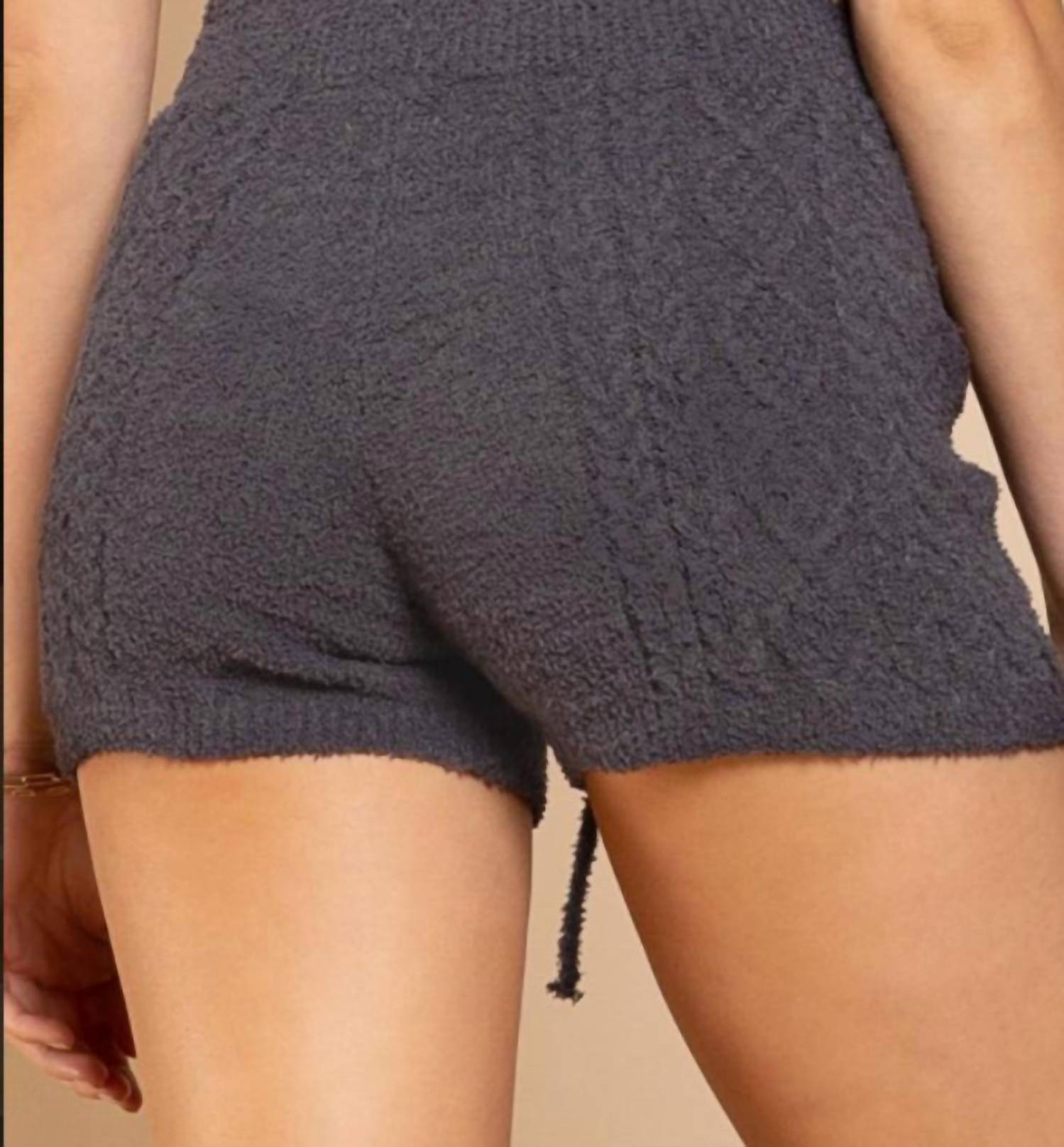 Pol - Cozy Knit Cable Shorts