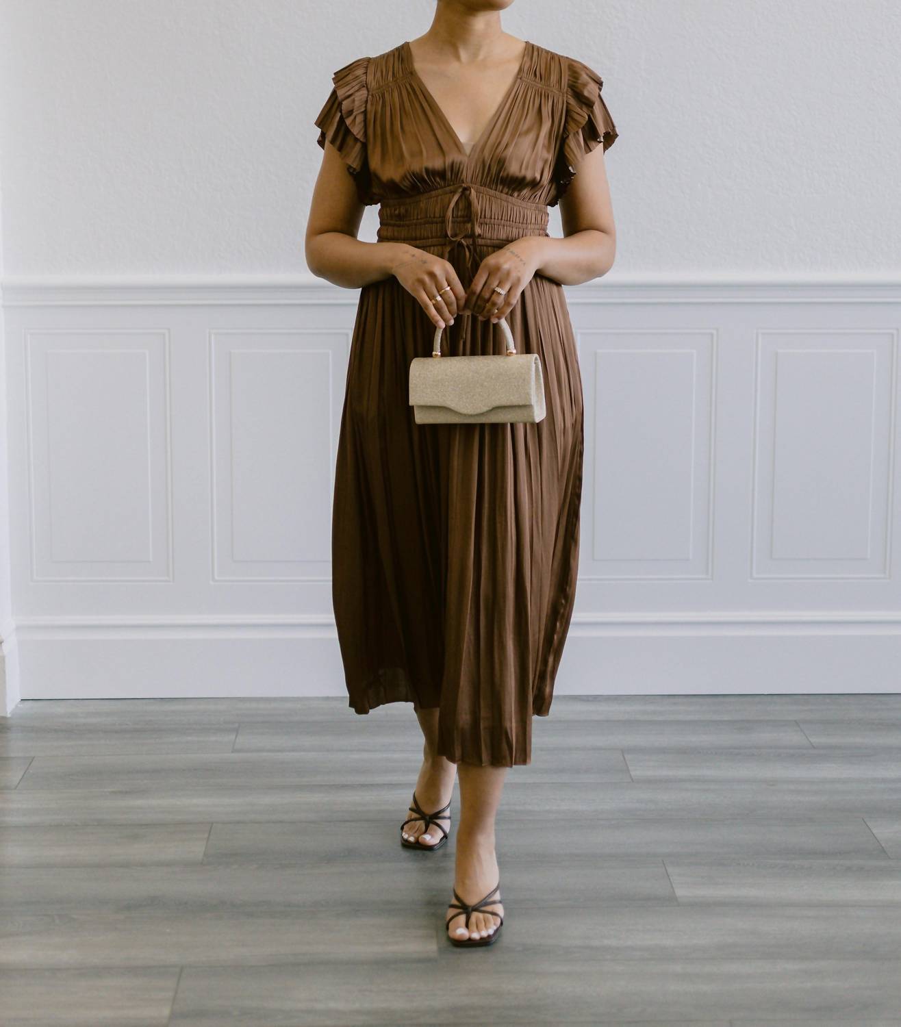 Current Air - Shania Pleated Midi Dress