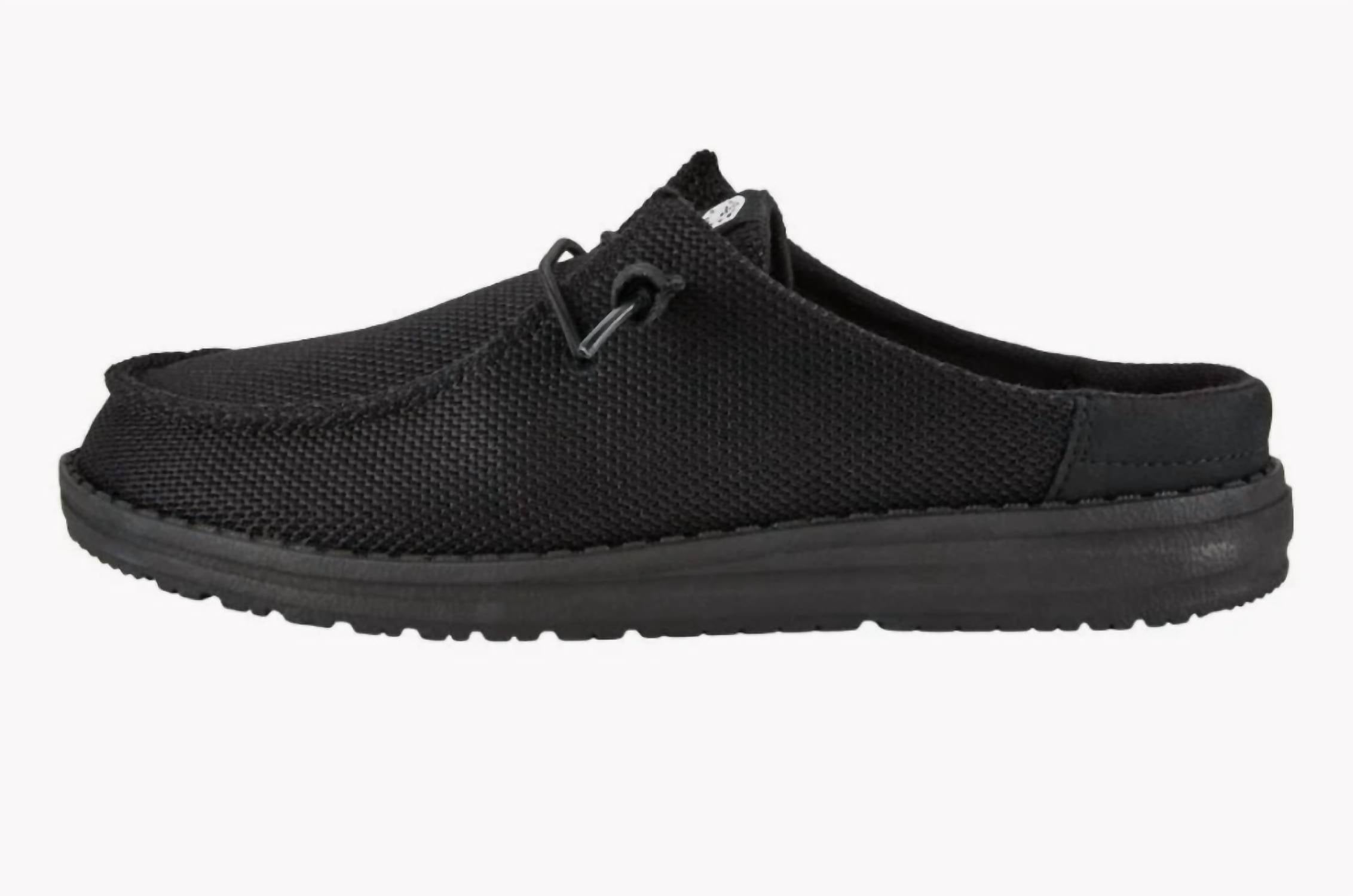 HEY DUDE Women's Wendy Slip Shoes in black - women's flats