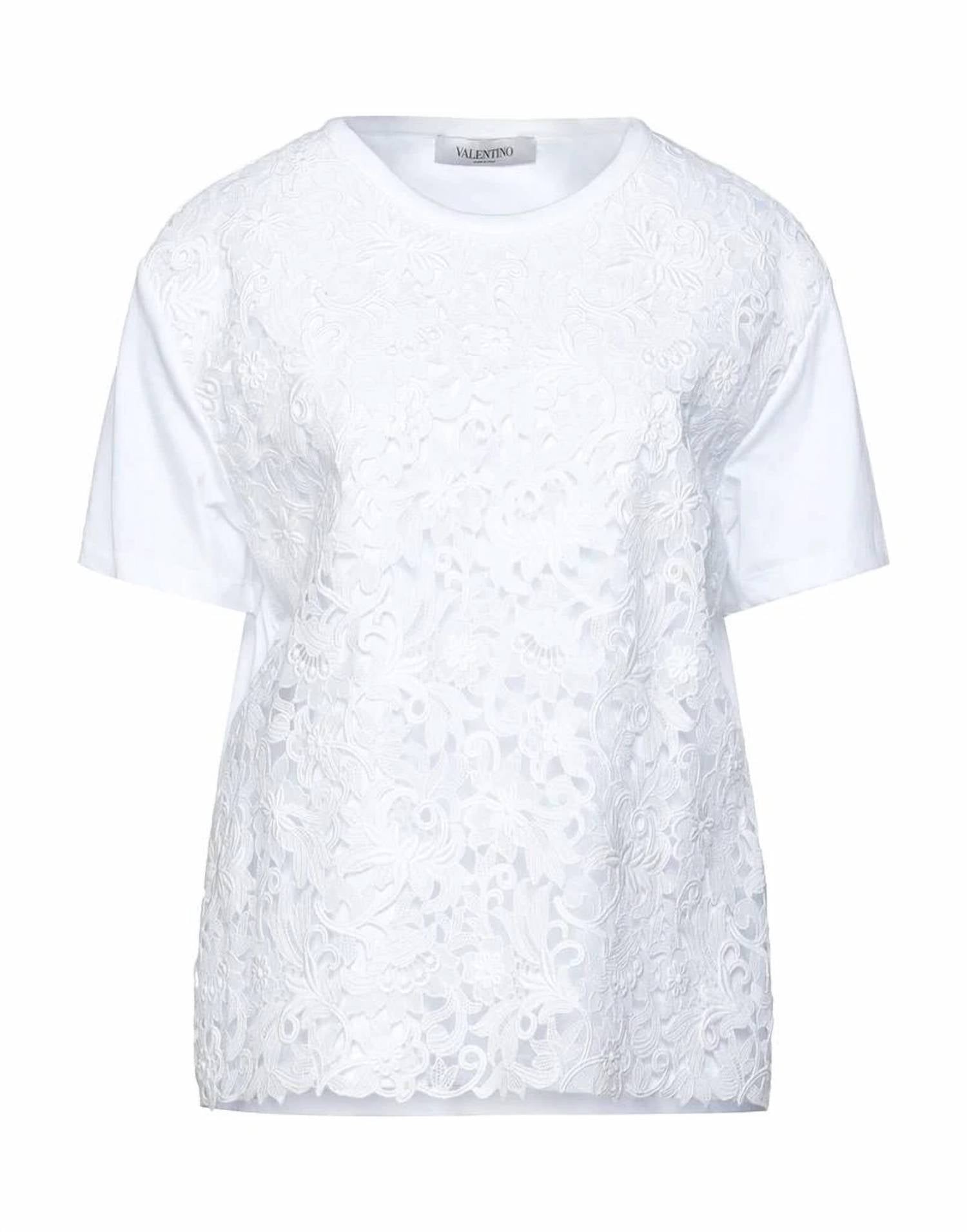 Valentino - Cotton Lace T-shirt