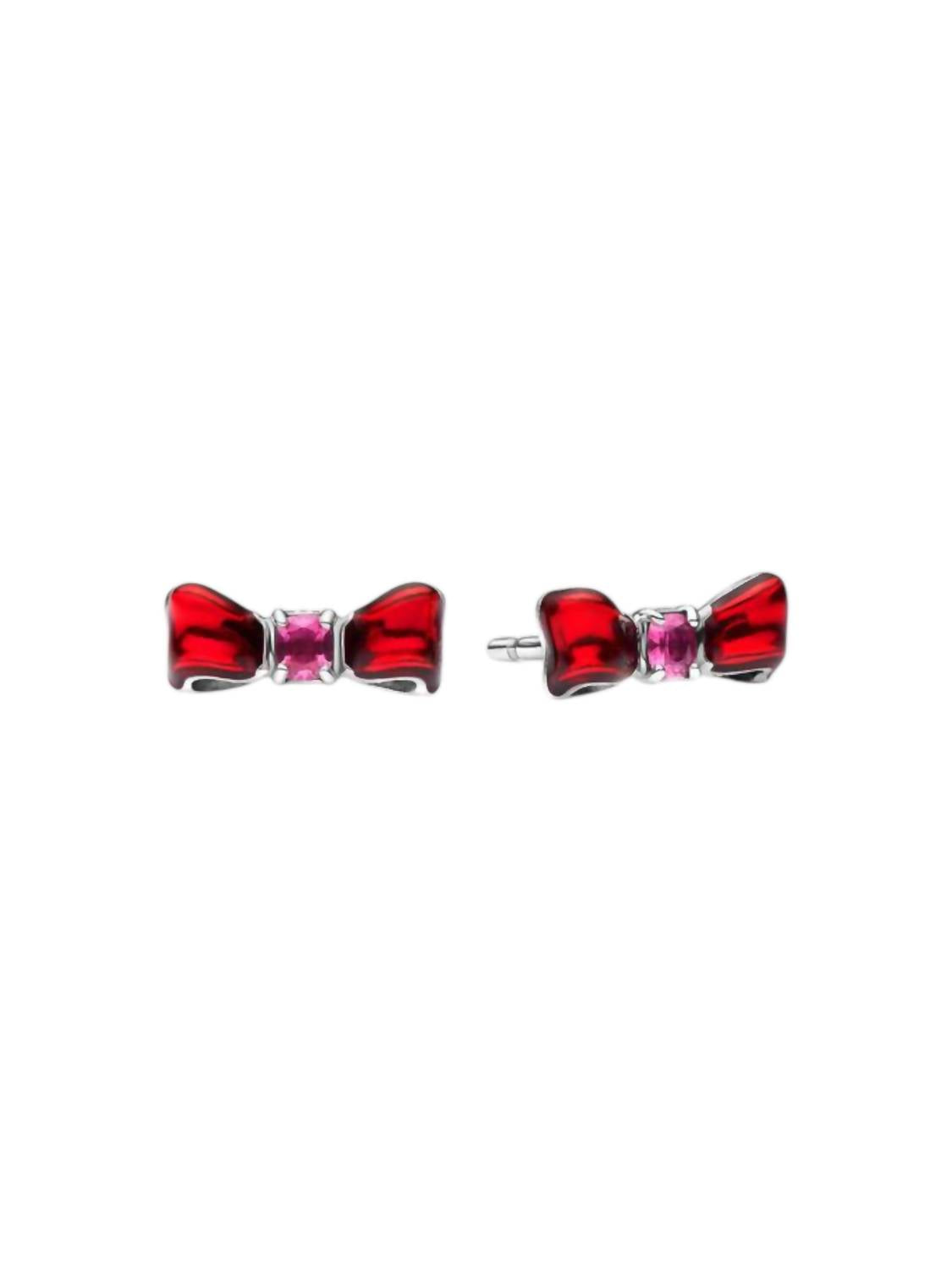 Pandora - Disney Snow White Bow Stud Earrings