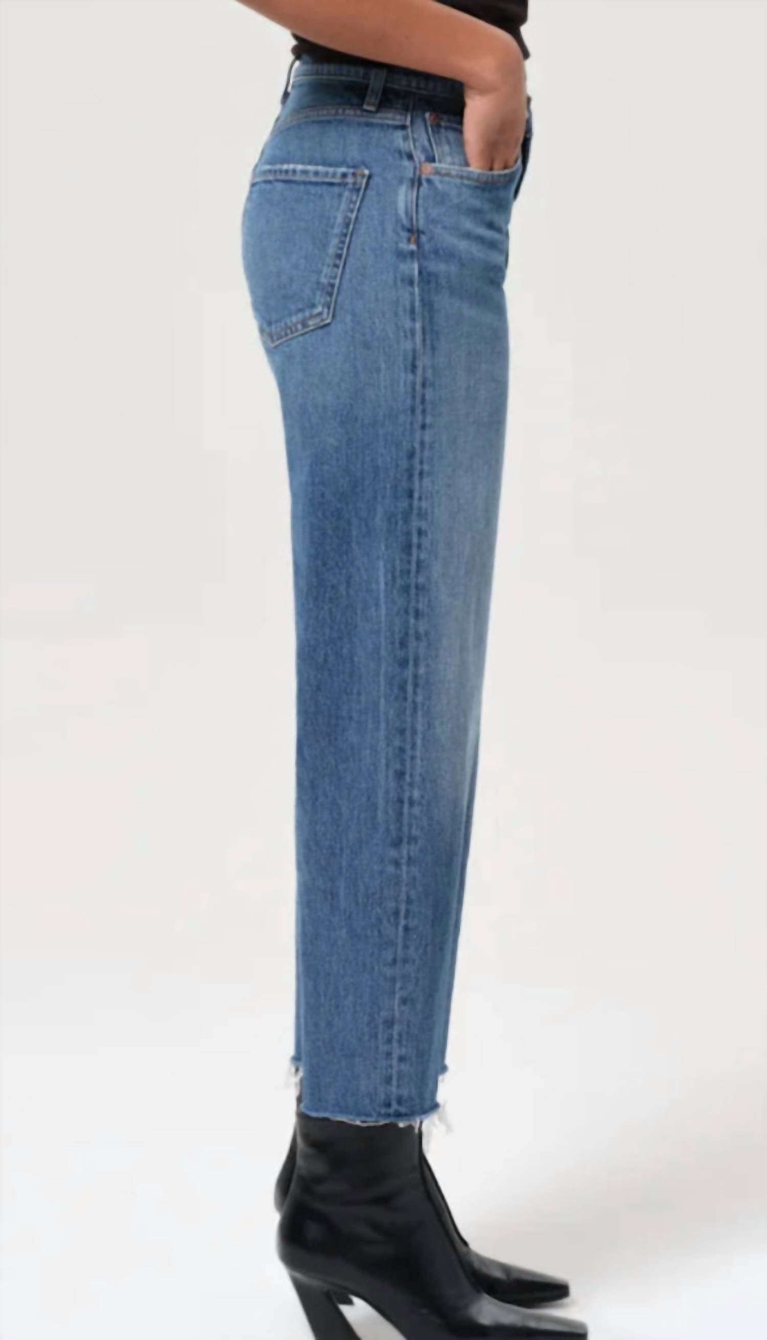 AGOLDE Women's Ren Jean in chord - women's jeans - alternate view