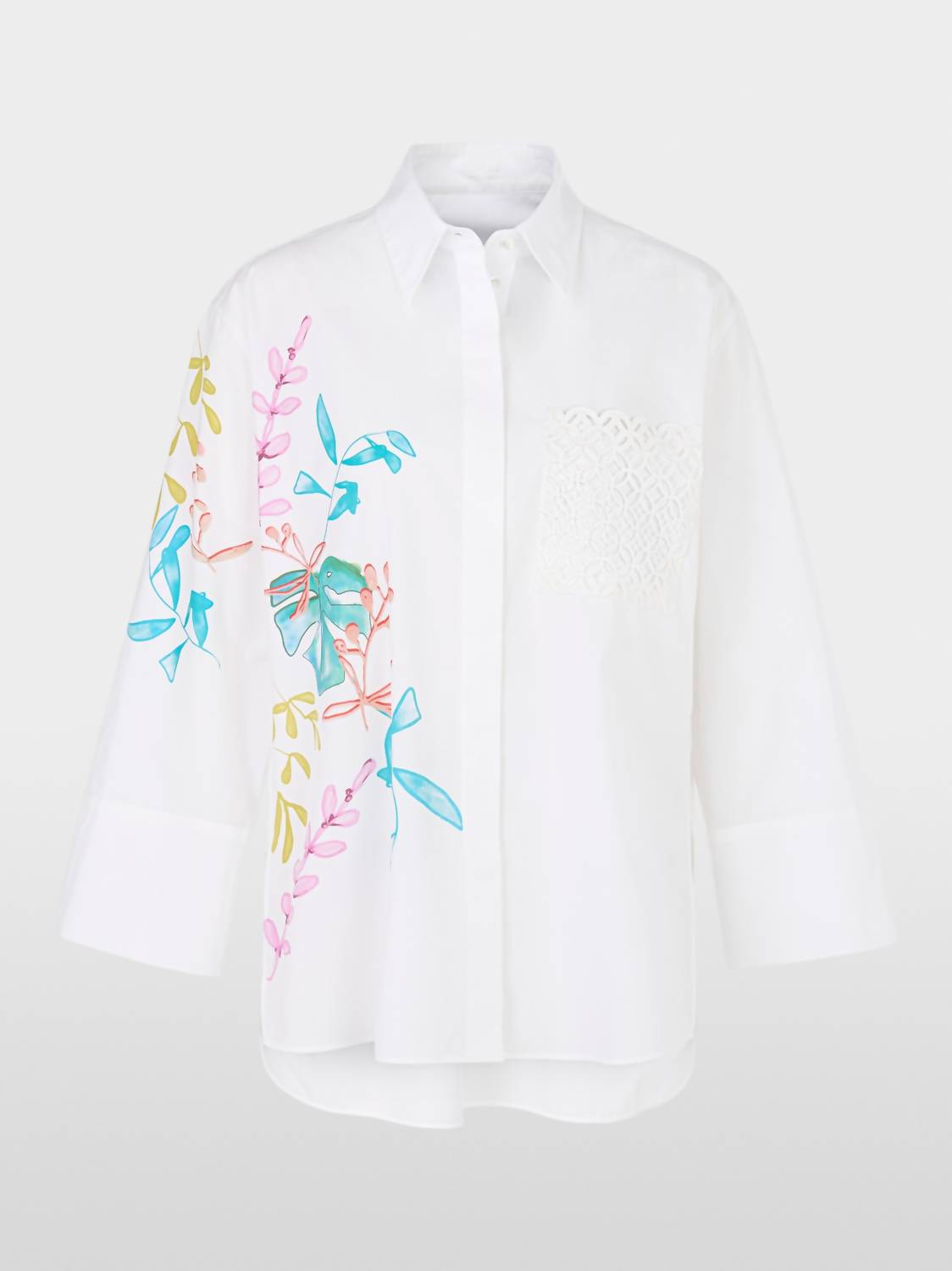 Marc Cain - Organic Cotton Shirt Blouse With Print