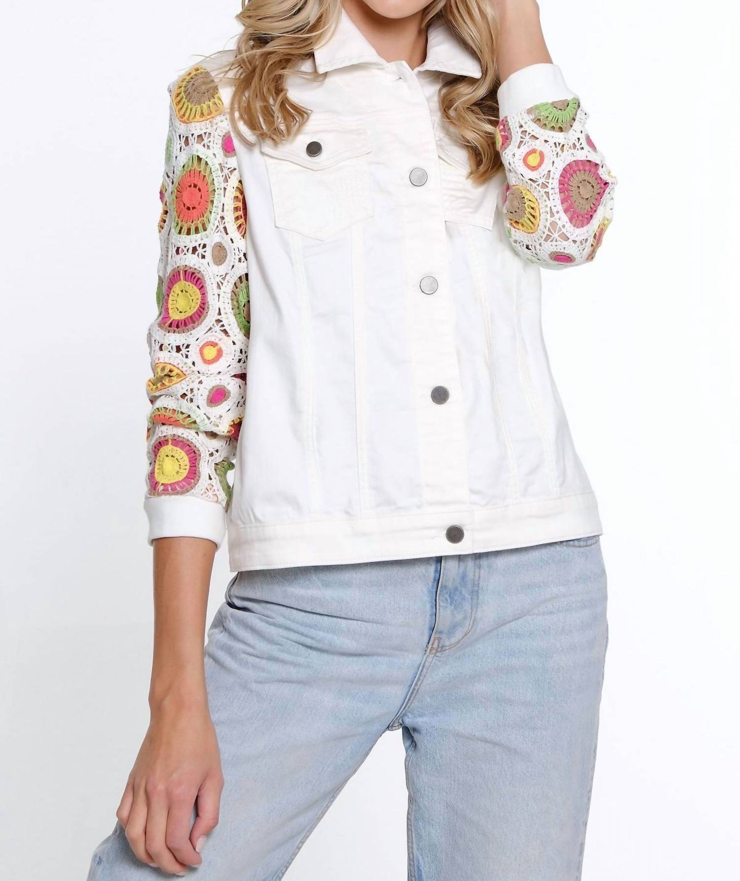 Multiples - Crochet Sleeves Jacket
