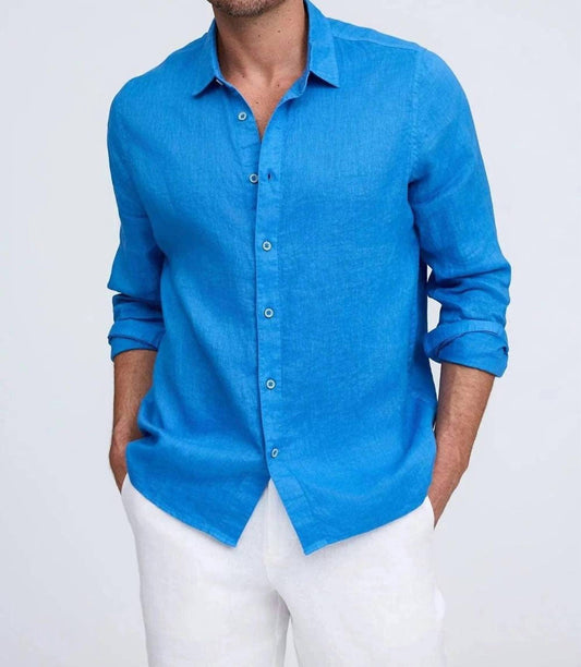 Raffi - Brayden Long Sleeve Linen Shirt