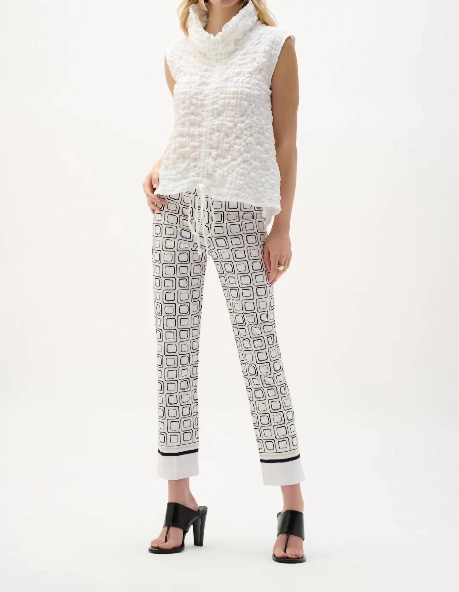 Joseph Ribkoff - Millenium Printed Straight Pull-on Pants