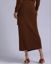 Minnie Rose - Cashmere Maxi Wrap Skirt