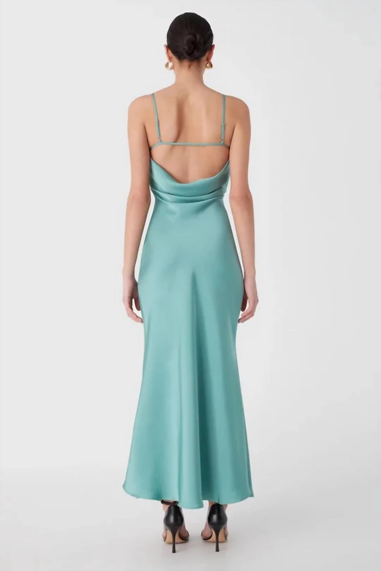 Misha - Vida Satin Midi Dress
